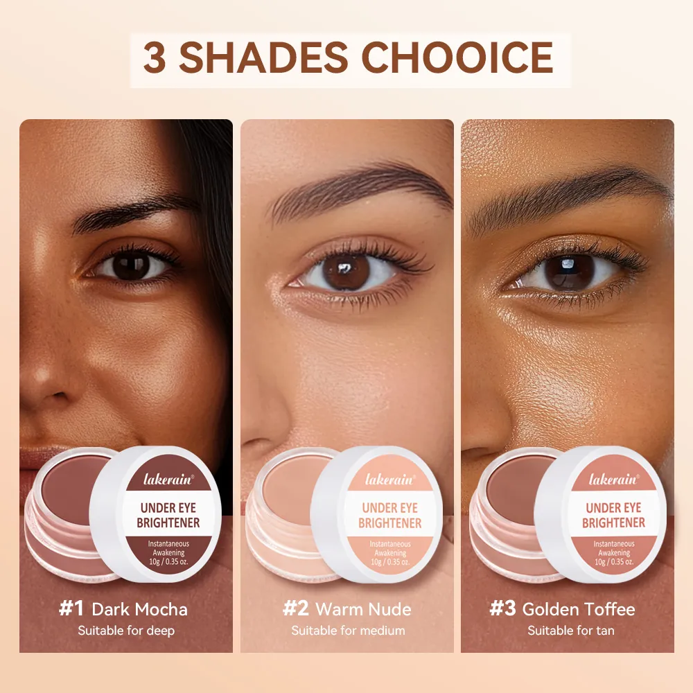 Under Eye Brightener Conceal & Brighten Dark Circles Nourishes The Skin Corrects Brightens Dark Nude Tan Colors Concealer Makeup