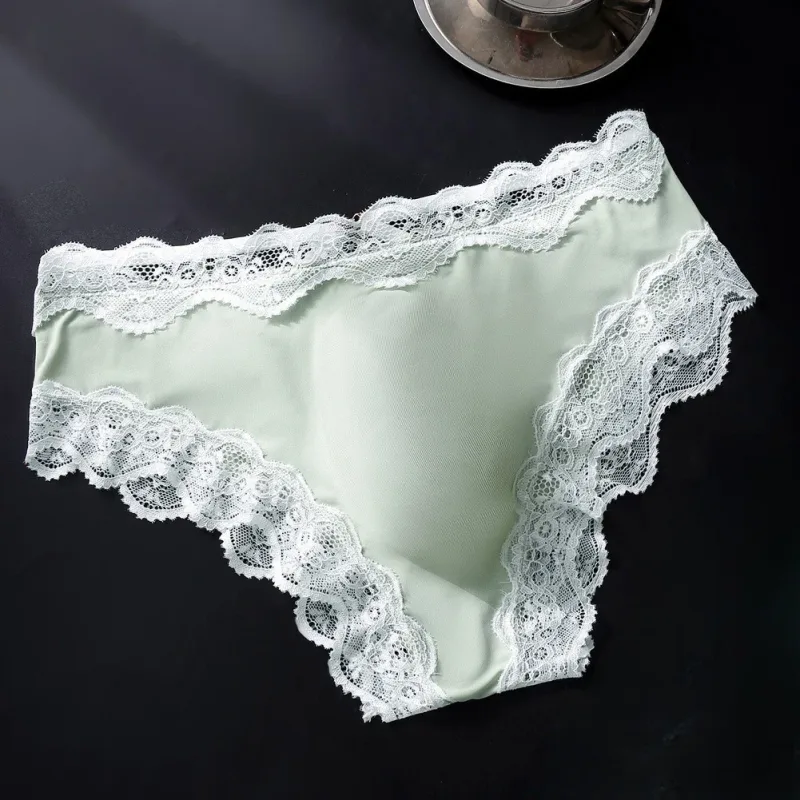Calcinha masculina com acabamento de renda, cueca respirável de alta elasticidade 3d convexa, roupa íntima sexy fina transparente — image 12