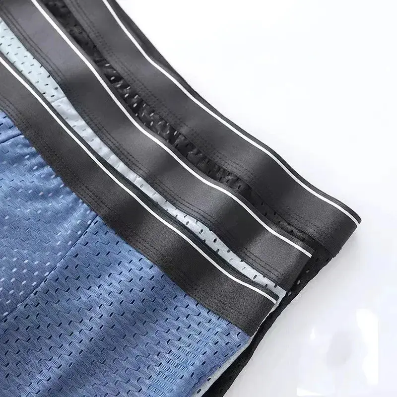 8Pcs/Lot Men's Underwear Ice Mesh Men's Shorts Sexy Underwear Breathable Soft Antibacterial Underwear for Men Plus Size L-6XL — image 7