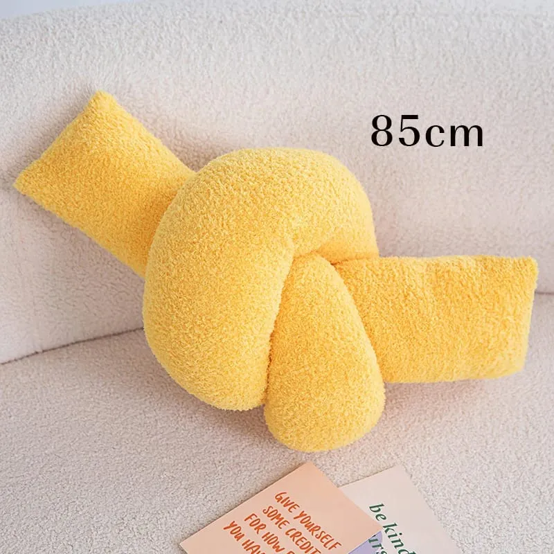 60-95CM Creative Iron Chain & Knot Pillow Stuffed Soft Sofa Cushion Nordic Style Home Plush Decoration Irregular Shaped Plush — image 11