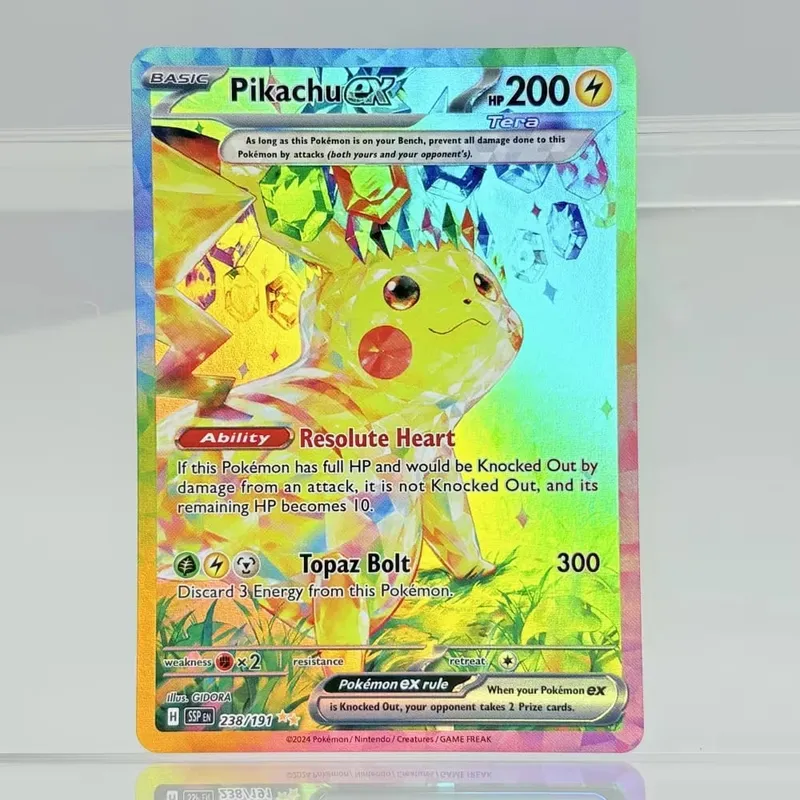 Holographic Game Trading Collection PTCG Proxy Cards Charizard Pikachu Mew EX Singl PKM Foil Cards PROXY Card — image 8