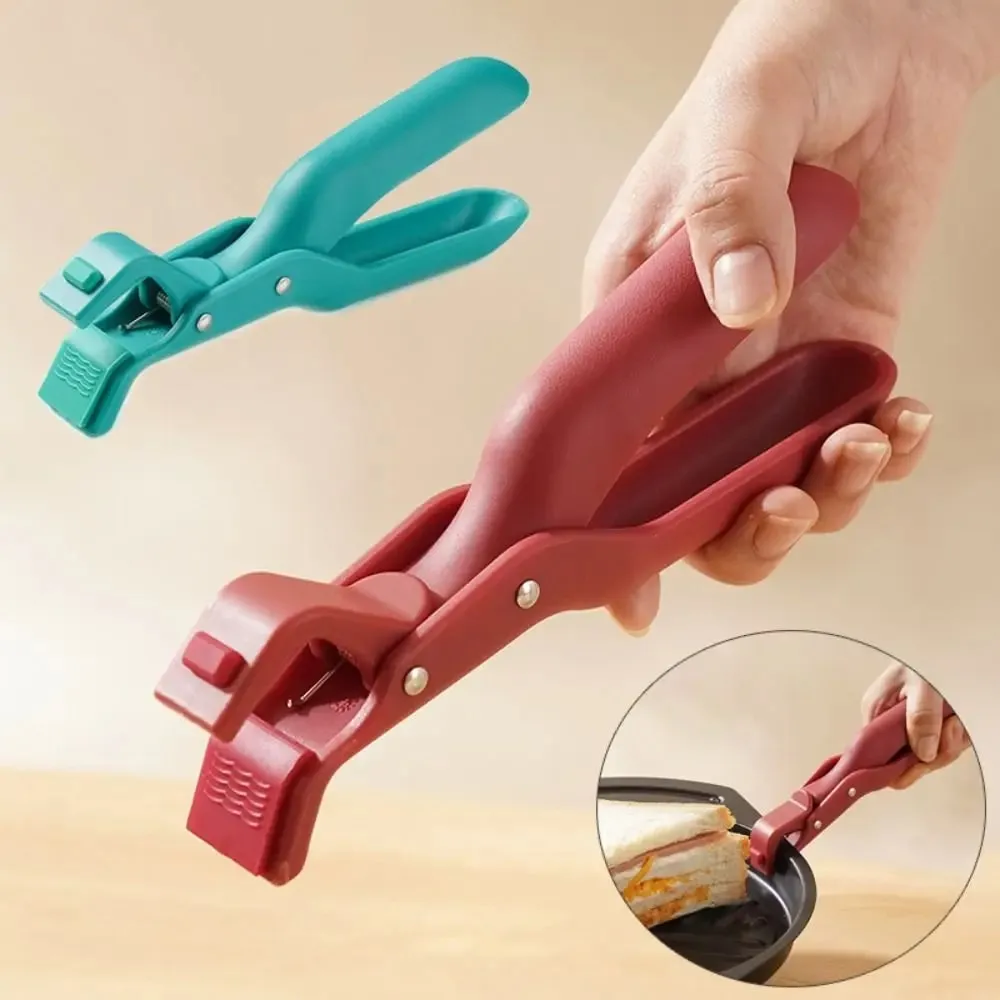 Multifunction Kitchen Bowl Clip Durable Silicone Anti Scalding Clip Non-slip Meal Bowls Tongs Pot Clips Gripper Kitchen Tools — image 3