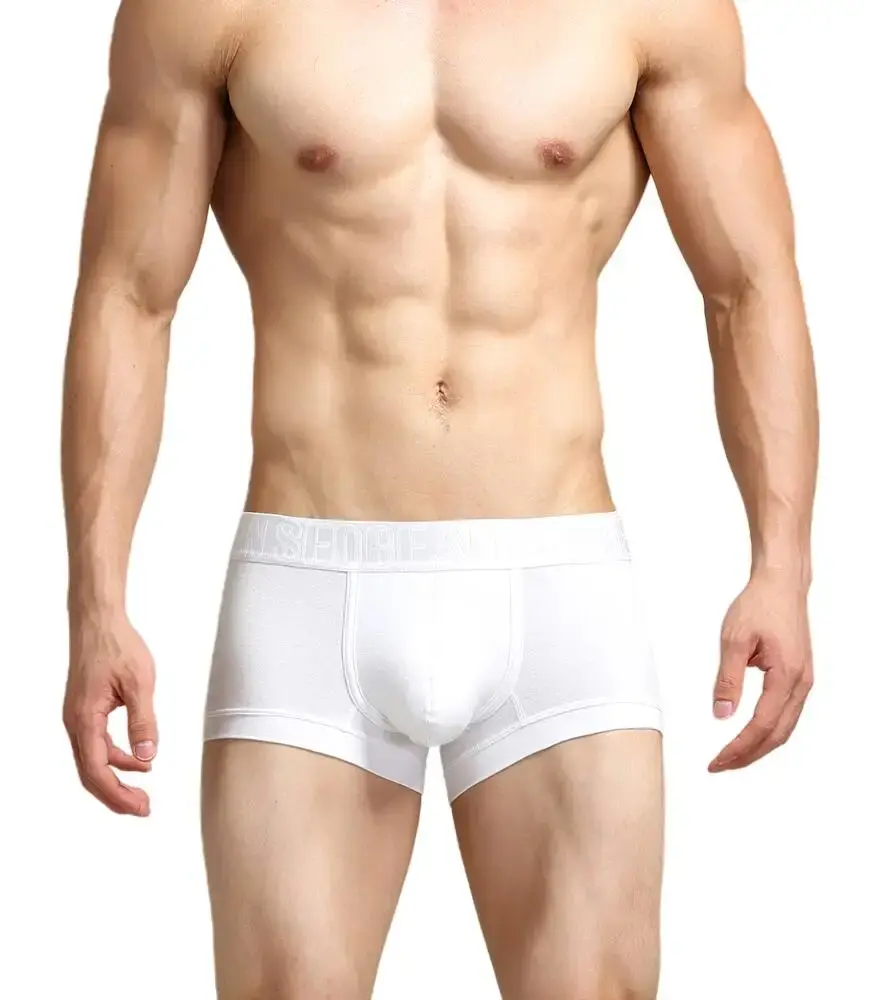 Men's Boxers Cotton Underwear Boxer Shorts Sexy Men Boxer Briefs Solid Color Underpants Boxer For Man — image 27