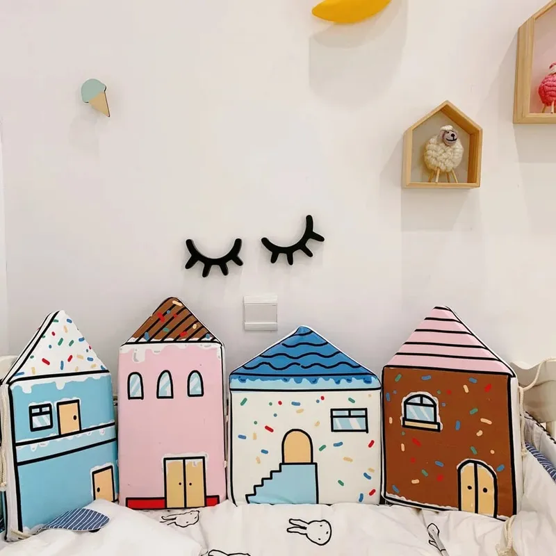 INS Nordic Cute Animals Plush Toys Bear Deer Fox Sofa Pillow/Cushion Children Room Decor Nursery Kids Room Baby Birthday Gifts