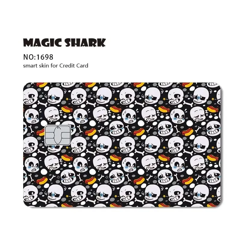 100% New Arrival Conch Money Bow Anime Speend or Save Meme Credit Card Film Debit Card Sticker Skin — image 13