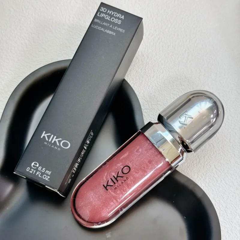 Original Kiko 3D Mirror Lip Glaze Waterproof Non Fading and Non Stick Cup Gentle Bean Paste Color Fine Shiny Point Charm Red — image 28