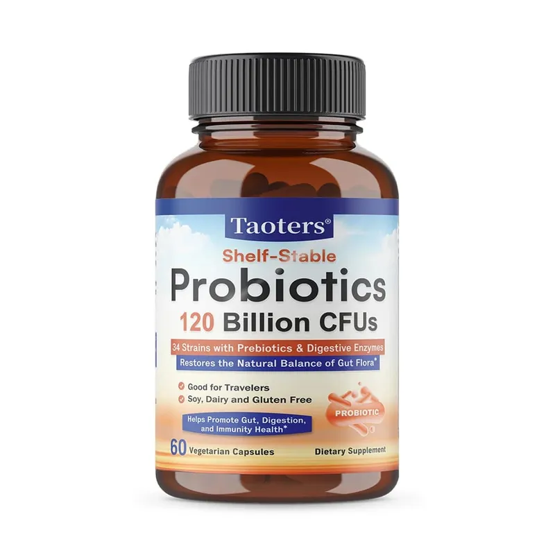 Probiotics 120 Billion CFUs 34 Strains with Organic Prebiotics & Digestive Enzymes Digestion & Immunity Health for Women & Men — image 10