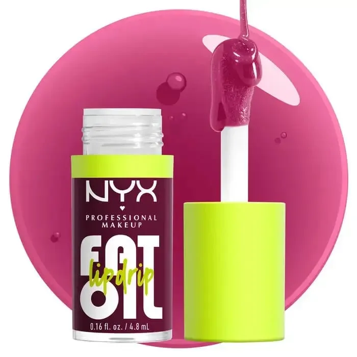 NYX Fat Oil Lip Drip Lip Gloss Deeply Moisturizes Lips Mirror-Like NonSticky Sexy Lip Gloss Glaze Korean Fashion Lipstick Makeup