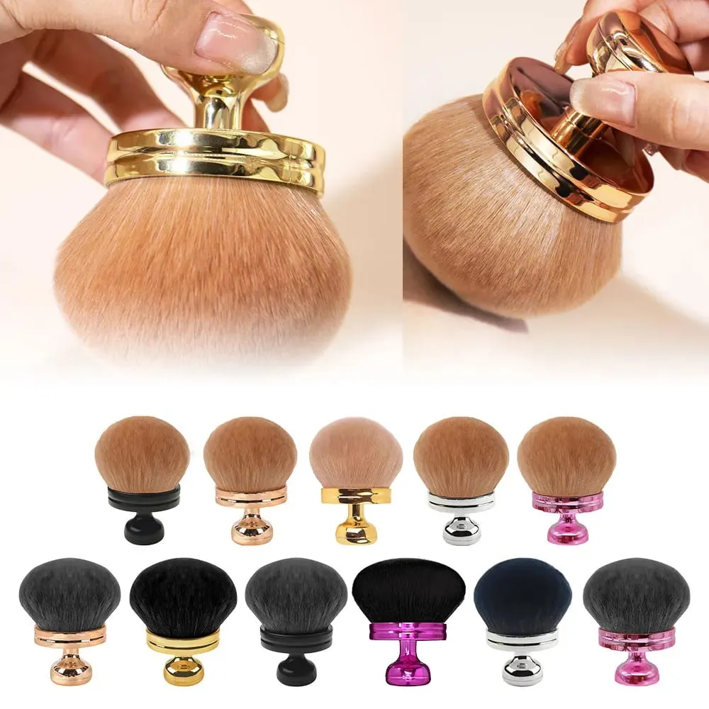 Makeup Brushes Makeup Brush Brush Face Blush Large Head Powder Brush Mushroom — image 1