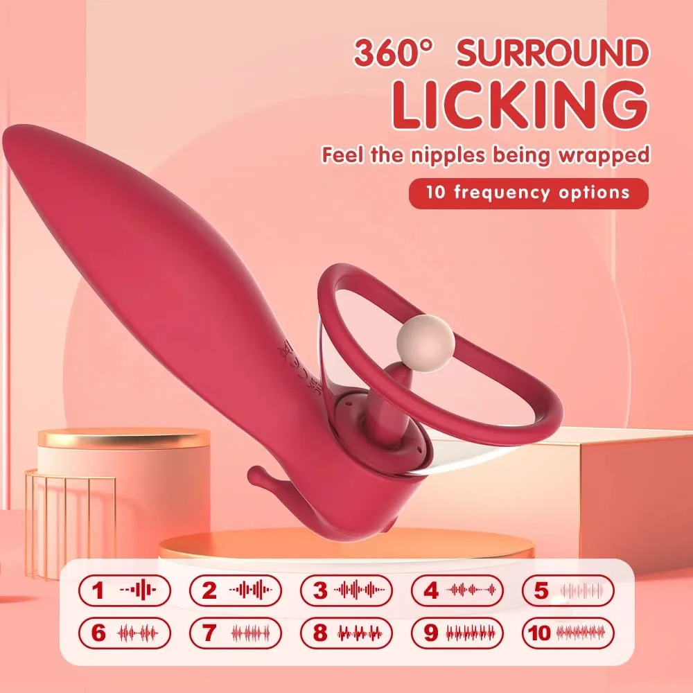 Clitoral Sucker Vibrator Tongue Licking Nipple Vagina Massager Clit Stimulator Female Masturbation Sex Toy for Women Adult 18 — image 4