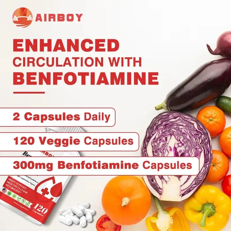 Benfotiamine - Helps Maintain Healthy Glucose Metabolism and Supports Nervous System HealthSupplements