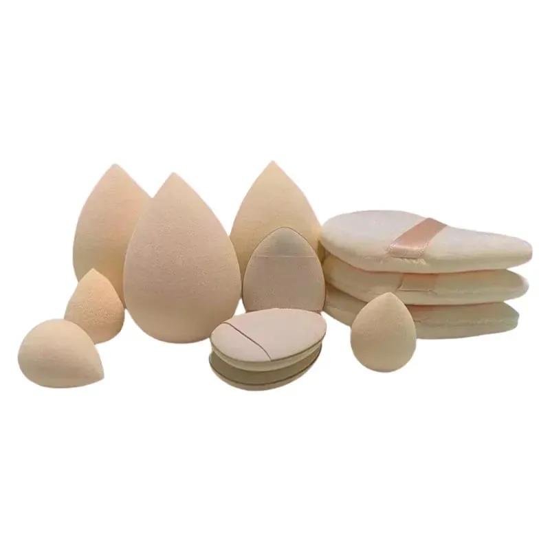 12pcs Makeup Sponge Set Essential for Beginners Cosmetic Easy to apply Puff Set Makeup Foundation Sponge