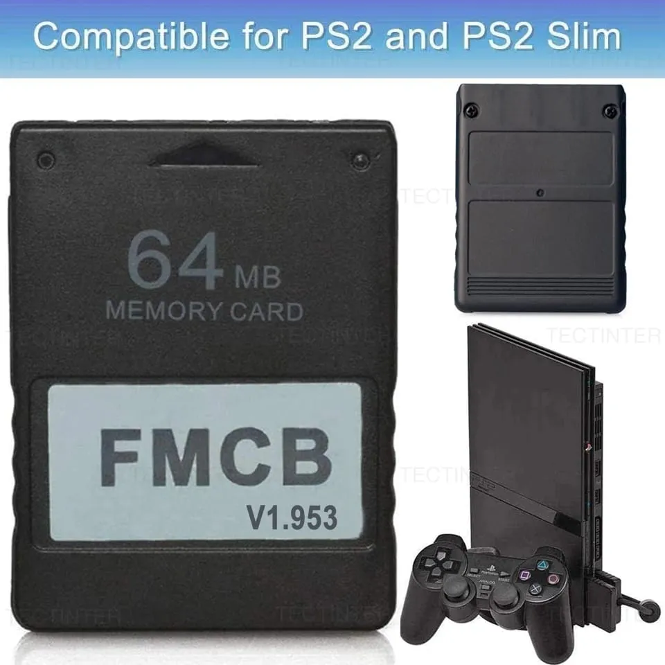 Gratis McBoot-minneskort för Sony PS2/PS2 Slim Console för Playstation 2 8MB/16MB/32MB/64MB OPL MC Boot för PS2-tillbehör — image 1