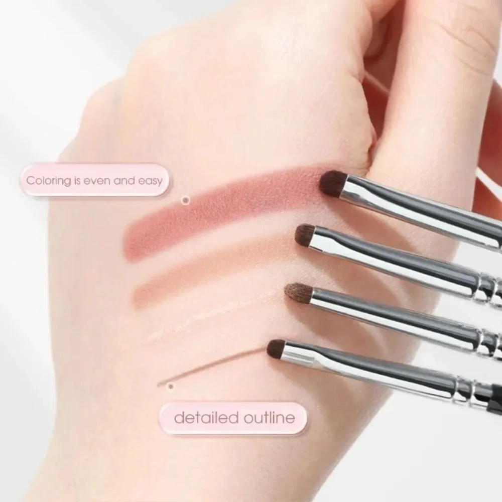 Soft Fine Eyeshadow Brushes Smudge Eyeliner Makeup Brush Eyelid Highlighter Lying Silkworm Makeup Brushes Tools Eye Makeup — image 3