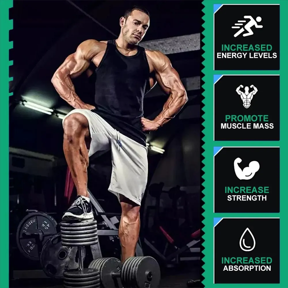Bunkell Pre-Workout Supplement - Amino Acids Creatine HCI Citrulline Malate Beta-Alanine To Improve Athletic Performance