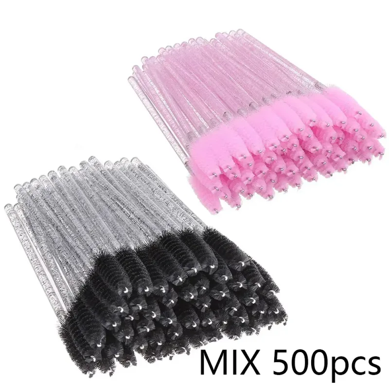 500Pcs Eyelash Brushes Eyelashes Extension Brush Mascara Wands Applicators Makeup Accessories For Eyelashes Eyebrows Wholesaler — image 13