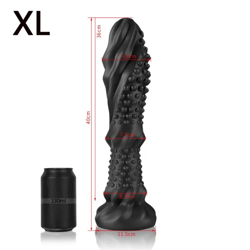 Wolf Tooth Stick Huge Long Anal Plug Big Dildo Butt Plug Anus Expansion Stimulator Prostate Massage Anal Sex Toys for Woman Men — image 8