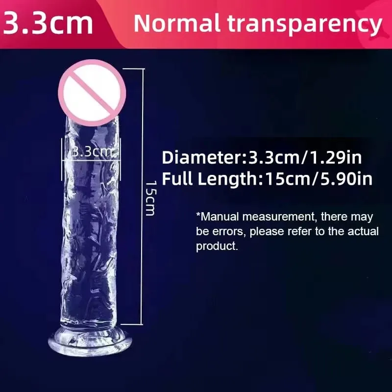 Realistic Dildo Jelly Penis Suction Cup Dildo Realistic Sex Toys For Lesbian Women Female Masturbator Big Dick Fake Dick — image 17