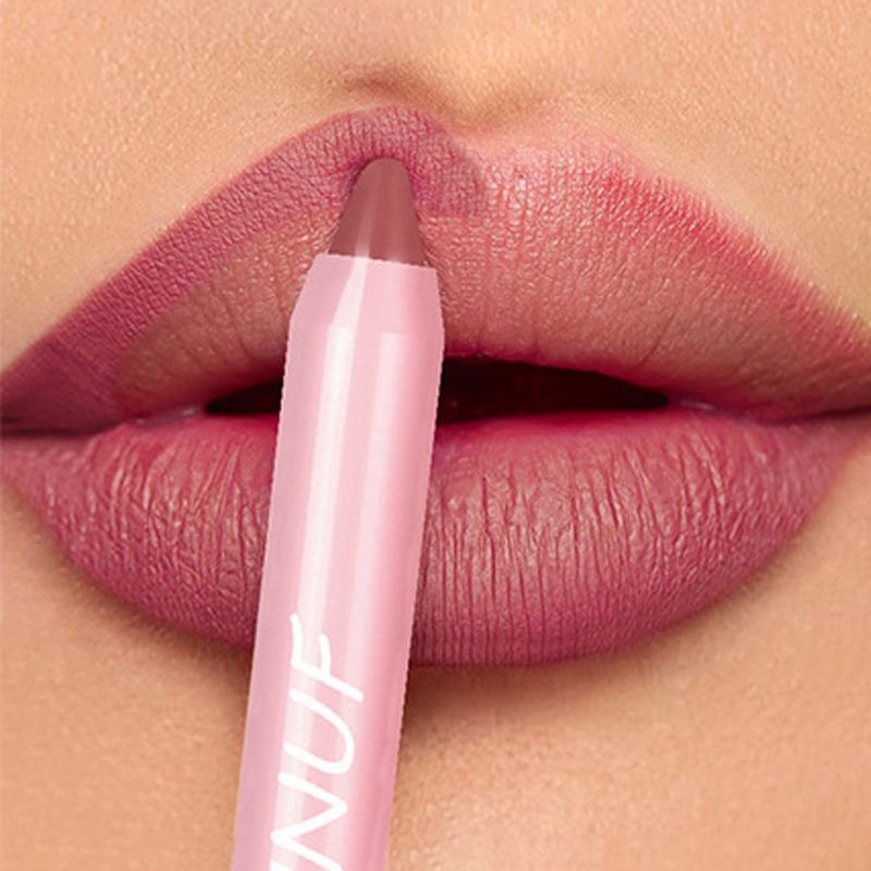 18-Colors Lipstick Pencil Waterproof Sexy Red Matte Contour Tint Lipstick Lasting Non-stick Cup Lipliner Pen Lip Makeup Cosmetic — image 3