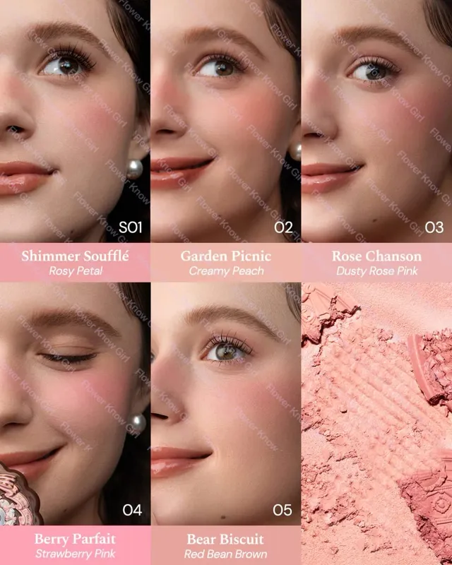 Sweet Treats Full Face Set Makeup Gift Set All In Shimmer Eye Shadow Palette Blush Powder Lip Jelly Gift Box — image 5