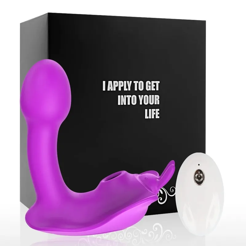 Sucker Vibrator Dildo for Women Vibrating Clitoris Stimulator Remote Control Wearable G Spot Massager Panties Female Sex Toys