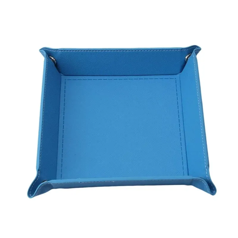 Game Dice Tray Solid Color Dice Box Games Dice Storage Portable Folding Dice Storage Rolling Tray For Use — image 15