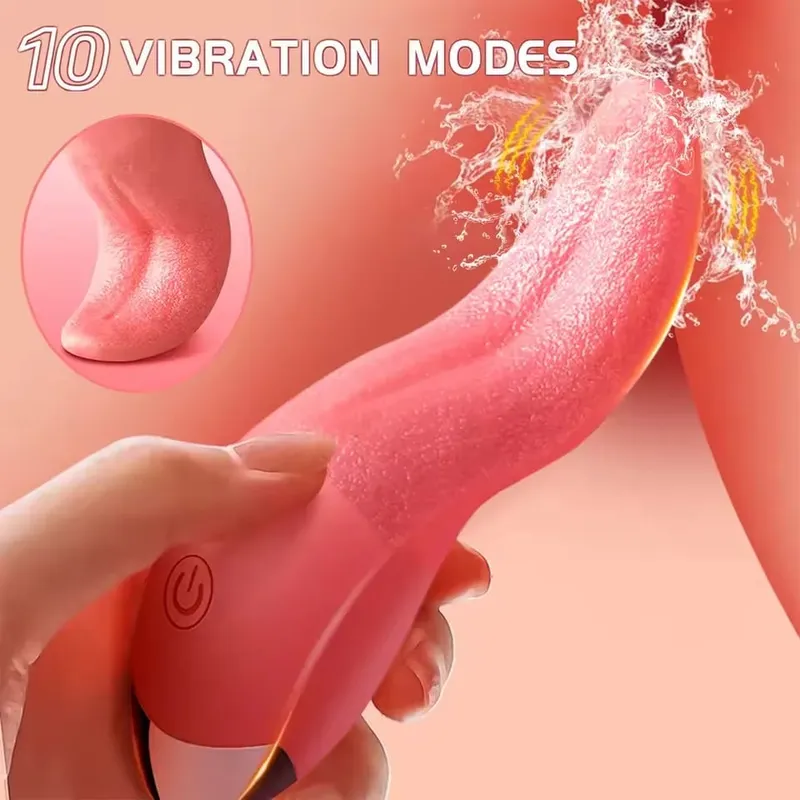 Potente vibrador de succión para mujeres, estimulador de clítoris para lamer la lengua, masajeador vaginal con ventosa, masturbación, juguetes sexuales para adultos, productos — image 8