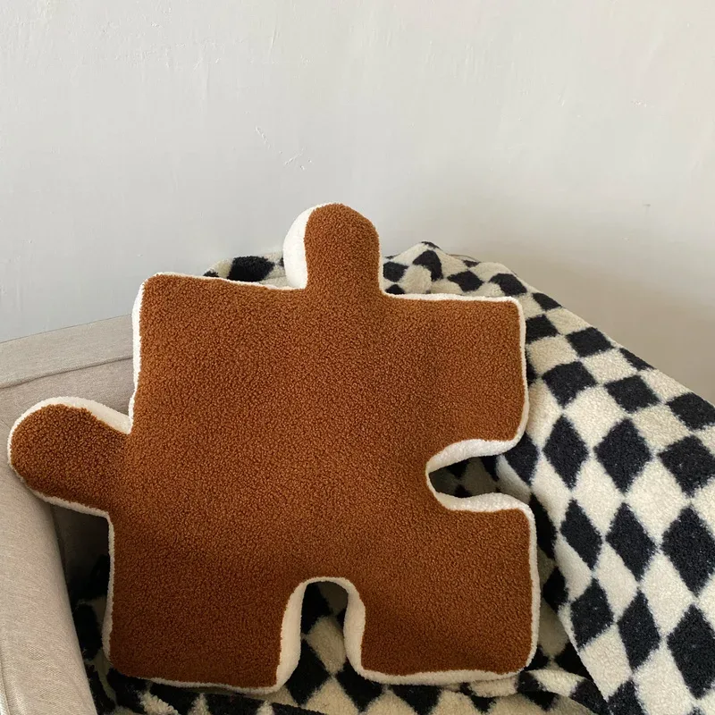 Alien Puzzle Pillow Plush Pillow Home Decoration Building Block Puzzle Comfort Cushion Kids Christmas Birthday Gifts — image 3