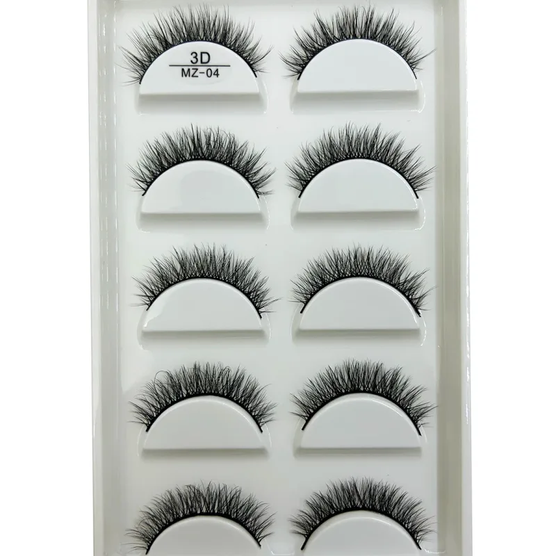 New 28 Style 5 Pairs Natural Mink False Eyelashes Makeup Eyelash Extension Fake Eye Lashes Faux Cils Make Up Beauty Cilios — image 9