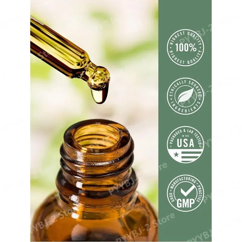 Organic Oil of Oregano Liquid Drops Vegan Herbal Supplement Health Non-GMO Gluten Free Daily Nutritional Support 60ml Per Bottle