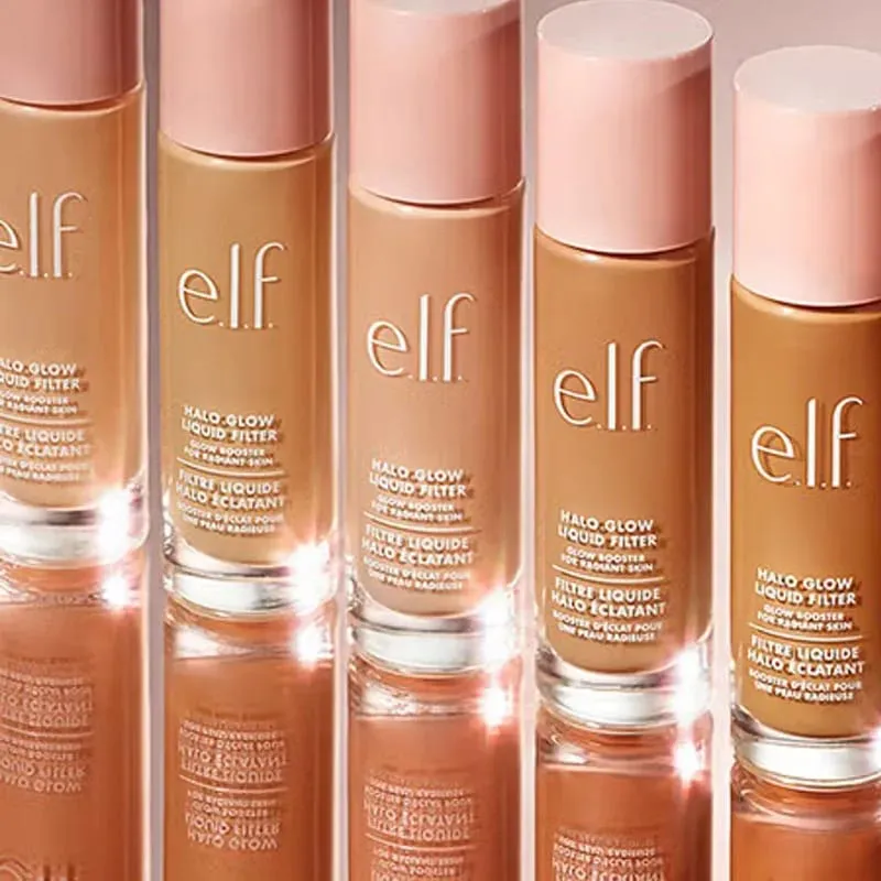 ELF 3 New Shades Halo Glow Liquid Filter Liquid Foundation Complexion Looks Healthy and More Radiant Base Makeup Beauty Products — image 3