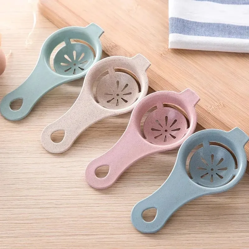 3PCS Egg Separator Egg Yolk White Separator Egg White Separator Egg Whites Strainer Filter Divider Egg Separator Tool Kitchen Ba — image 6