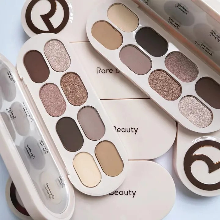 New Rare Beauty Shimmer Matte Neutral Nude Eyeshadow Plate Long Lasting Waterproof Daily Eye Shadow Makeup Cosmetics for Woman — image 2