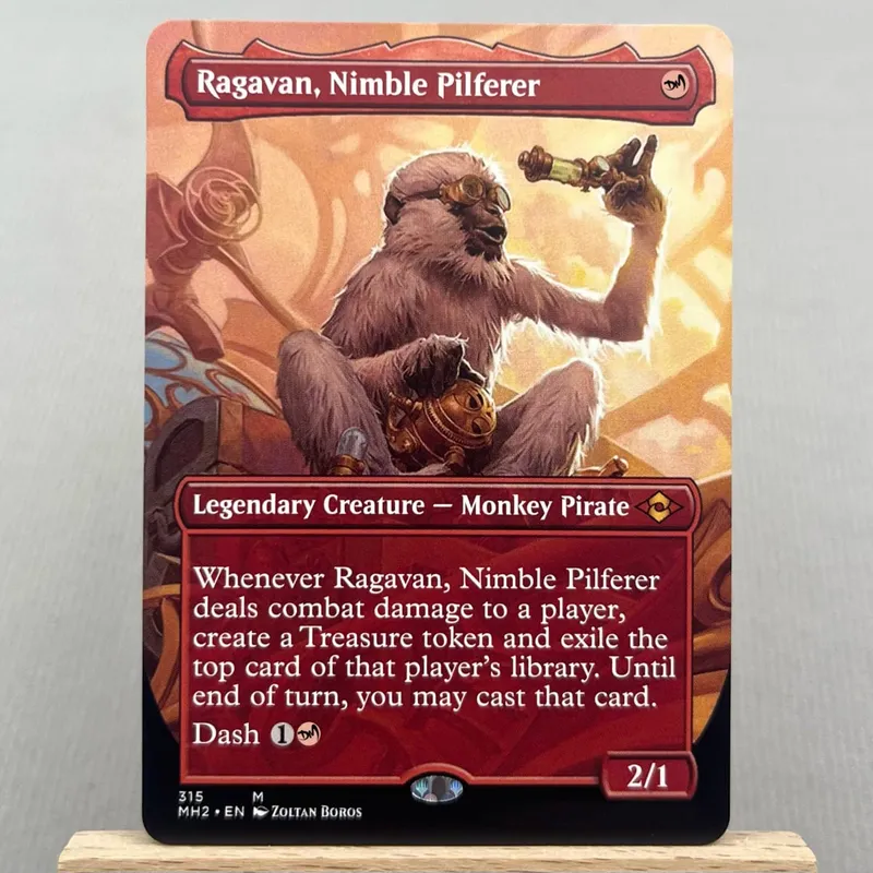 MH2 HOLO7-Ⅰ03 Tcg Cards German Black Core Ragavan Nimble Urza's Saga Fetch Lands Arid Mesa the Cabal Coffers — image 13