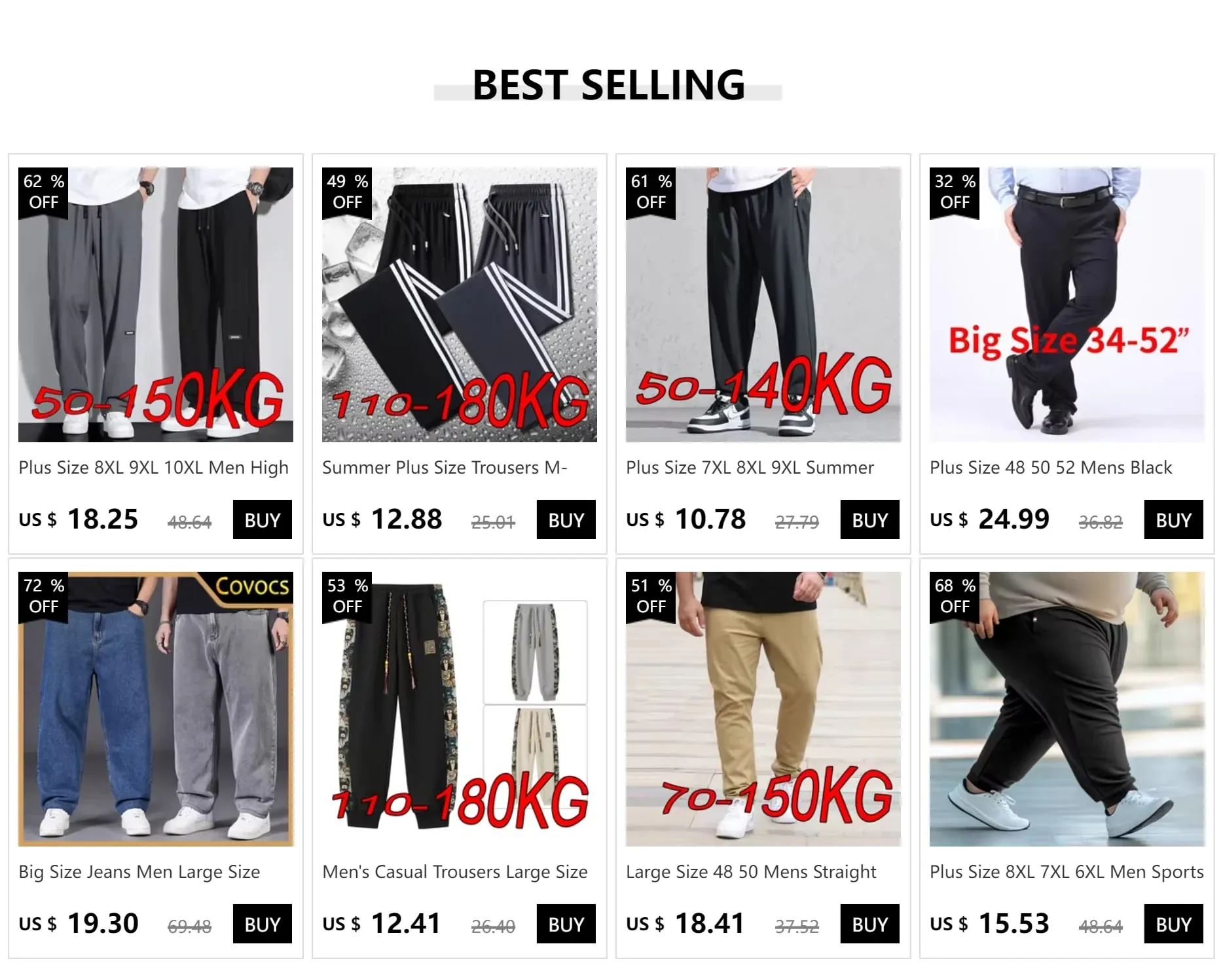 Plus Size Men's Solid Barrel Denim Pants For Spring Fall Casual Black Trendy Jeans For Men — image 8