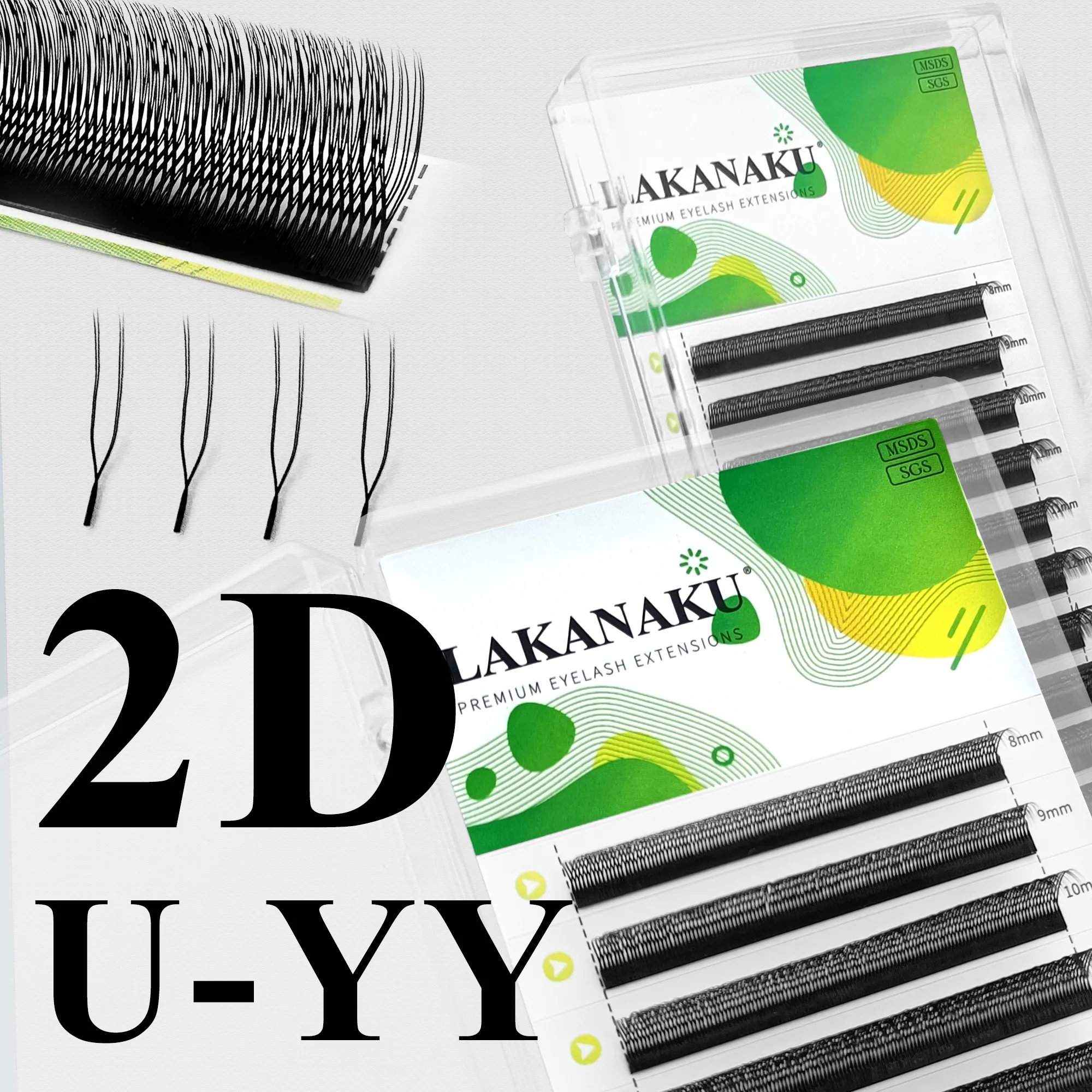 U YY Eyelashes U YY Lashes Eye Lashes Ultra Soft Premade Lash Extensions — image 2