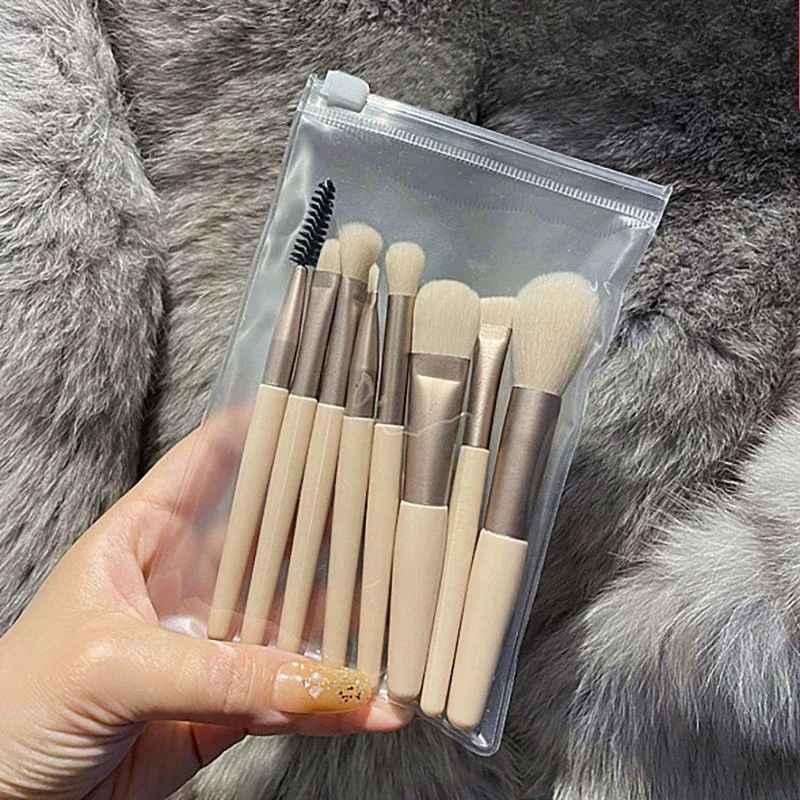 Soft Fluffy Makeup Brushes Set Face Foundation Blush Loose Powder Eyeshadow Blush Blending Beauty Makeup Brush Women Girls Tools