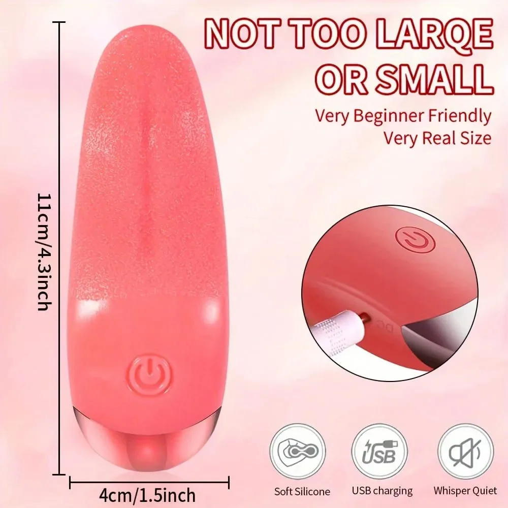 Klitoral Nipple Licking Vibrator Vaginal Anal Orgasme Stimulator med 10 vibrationstilstande Voksen Sexlegetøj til Par Fornøjelsesspil — image 5