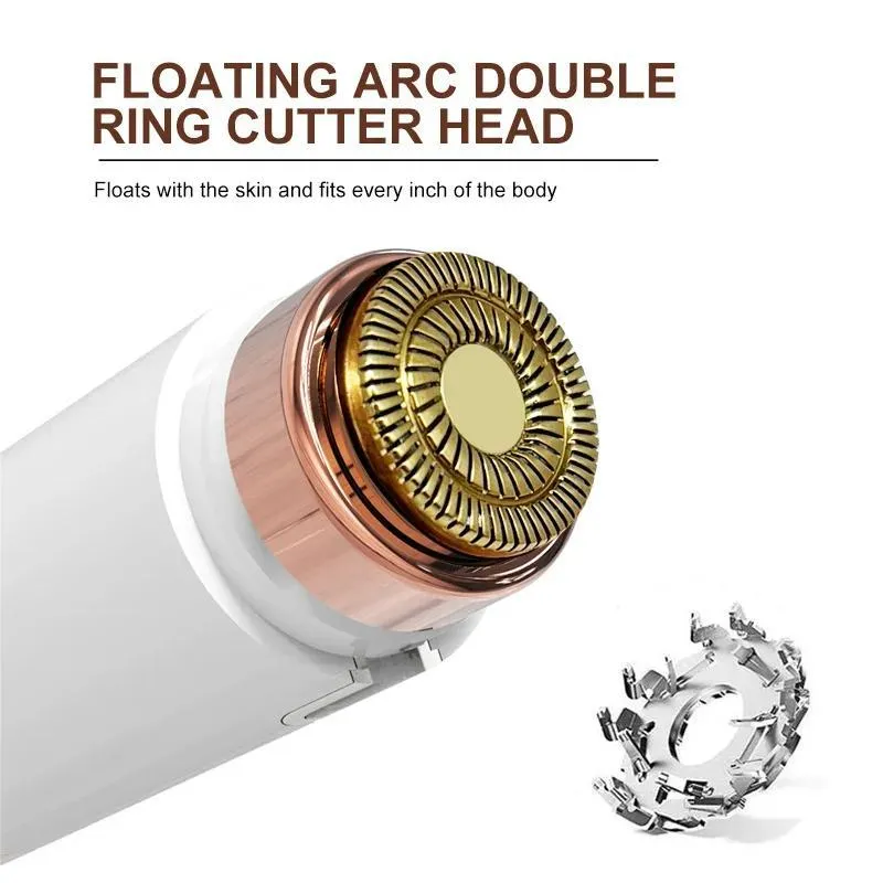 2-in-1 Double Head Women's Shaving Machine Eyebrow Trimmer Electric Eyebrow Trimming Knife Eyebrow Trimming Pen — image 5