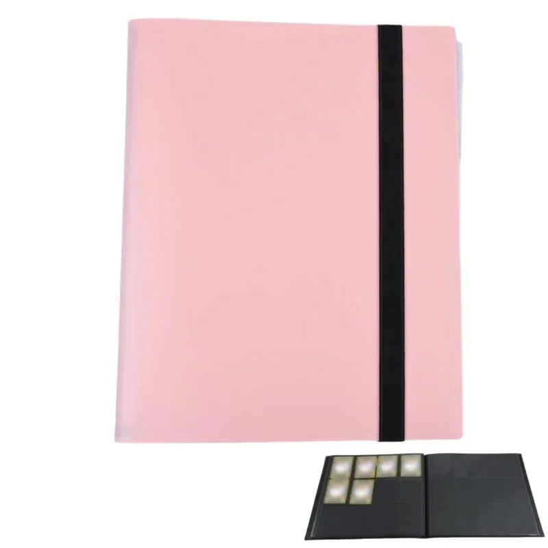 Premium Multi-Pocket Trading Card Binder-Holds 160/360/480 Cards-Durable PP Cover-Ideal for Basketball Soccer and Sports Cards