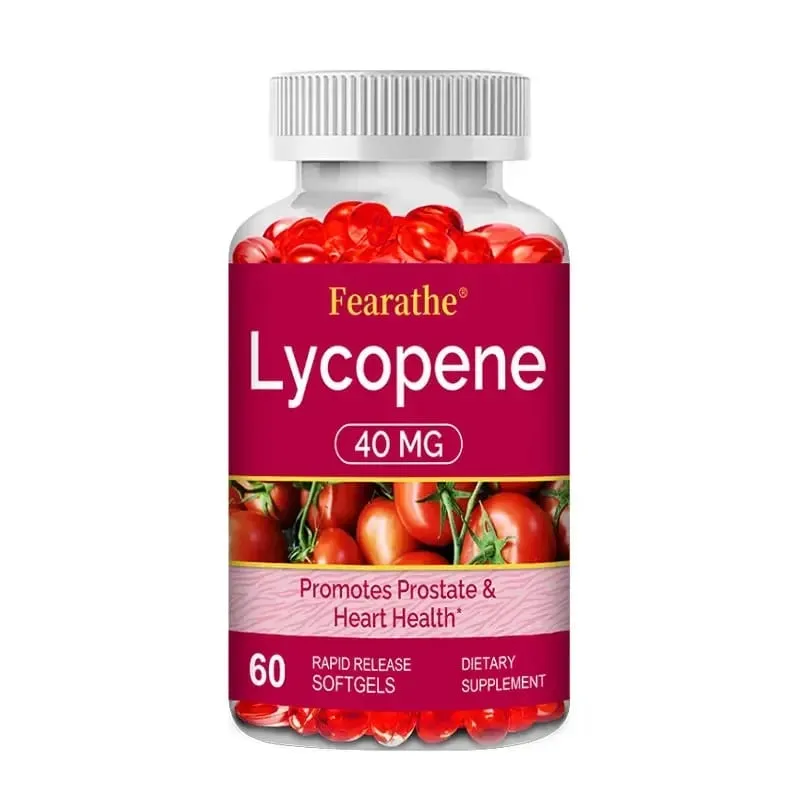 Premium Lycopene 40mg Dietary Supplement for Prostate Antioxidant Heart Skin & Immune Health Non-GMO 30/60/120 Softgels — image 8
