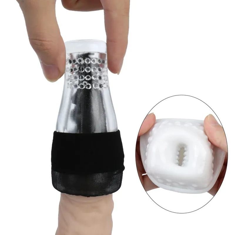88mm Small Male Masturbator With Mesh Artificial Vaginal For Men 18 Penis Sucker Glans Sucking Cock Exerciser Delayed Sex Toys — image 2