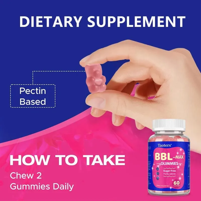 Buttocks Enlargement Gummies for Women - BBL- MAX Gummies - with Multivitamins and Herbal Extracts — image 5