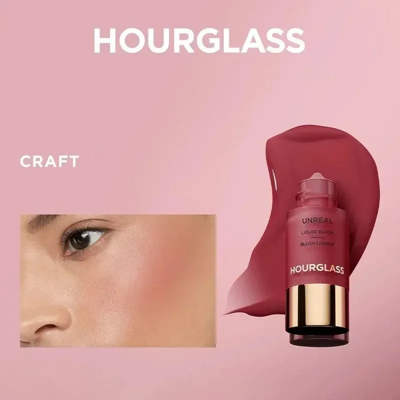 Hourglass Phantom Glossy Solid Lip Gloss Lipstick Anti-smudge Long-lasting Moisturization No Fading Natural Fresh Glow Makeup