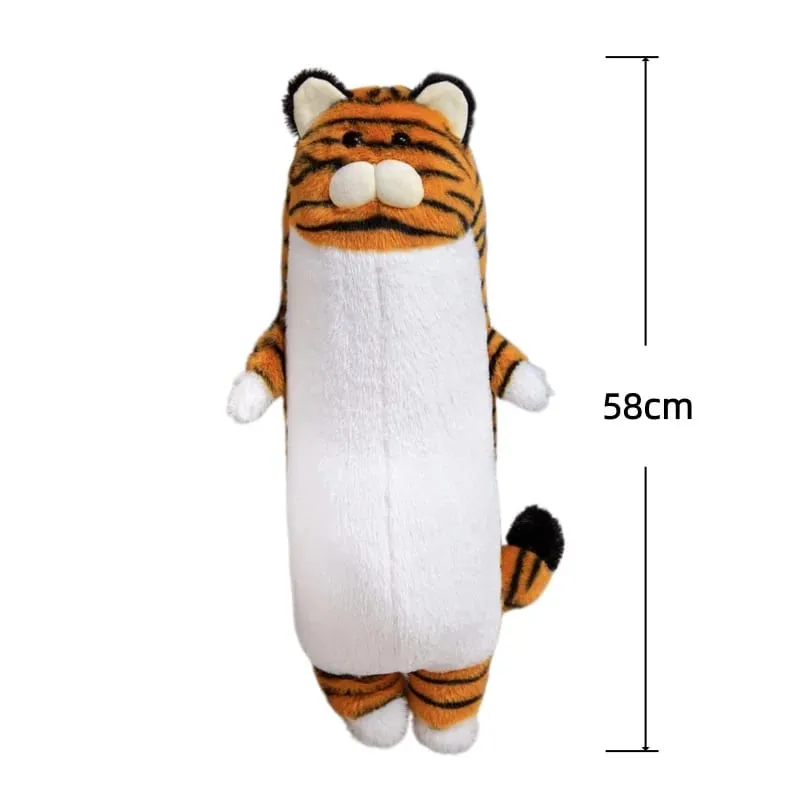 Série animal travesseiro de pelúcia leopardo elefante pinguim almofada de pelúcia kawaii acompanhar brinquedo de sono decoração para casa brinquedos presentes de aniversário — image 13