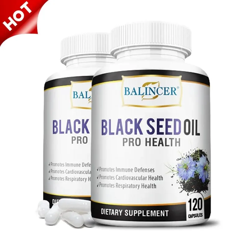 Black Cumin Seed Oil Capsules - Promotes Immunity Digestion Respiratory Health Skin and Hair Health Non-GMO — image 6