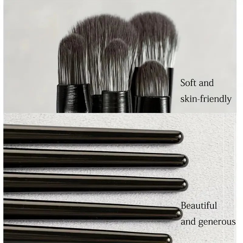 8pcs Eyes Makeup Brushes Set Professional Soft Contouring Eyeshadow Eyeliner Eyebrow Brush Facial Beauty Cosmetic Brushes Tool — image 4