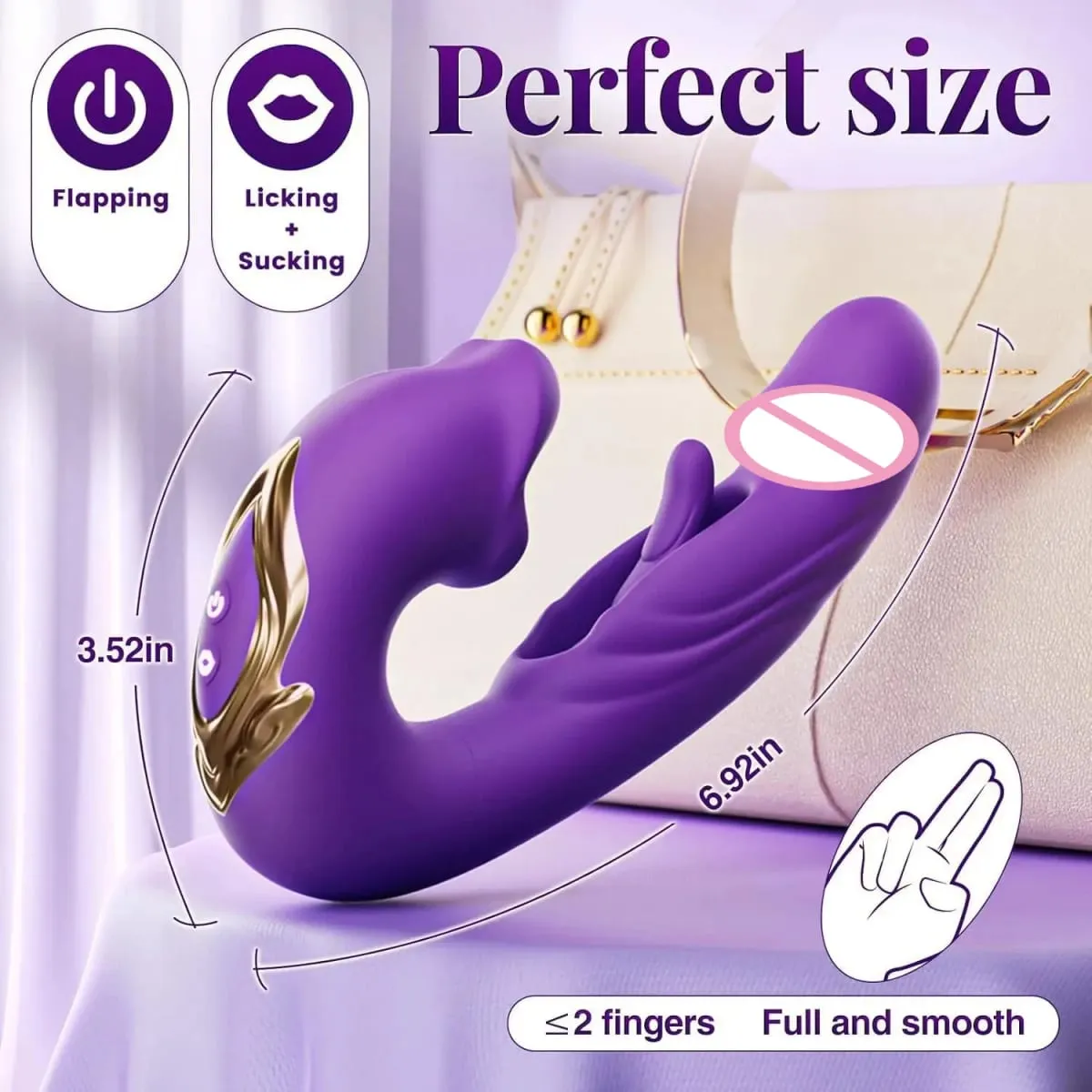 3 in 1 ディルド バイブレーター 女性用 舌なめる タッピング パタパタ G スポット刺激 大人のおもちゃ 女性用 女性オナホール 大人