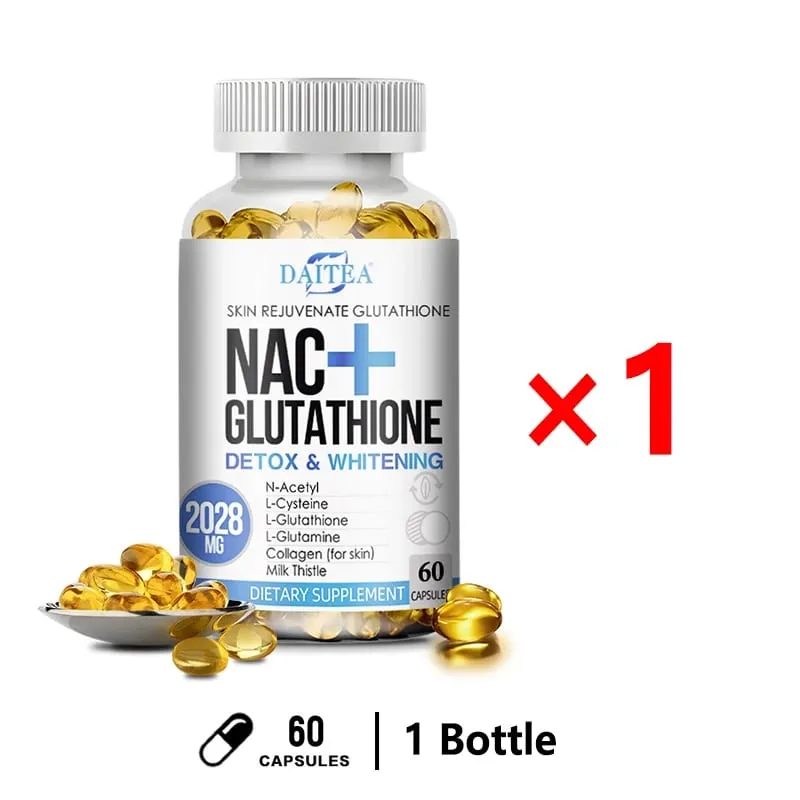 NAC-kiegészítő L-glutation intracelluláris antioxidáns komplex – elősegíti a tisztító méregtelenítést és helyreállítást Csökkenti a liposzómát — image 10
