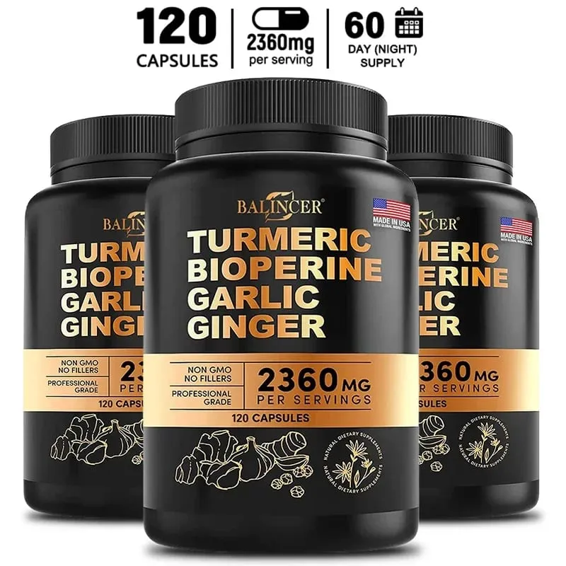 Turmeric Curcumin with Black Pepper for Optimal Absorption Best Vegan Joint Support Supplement — image 9